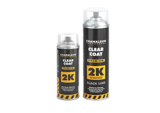 2K Aerosol clear coat premium (includes slow hardener)