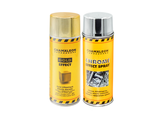 Aerosol Chrome And Gold Effect