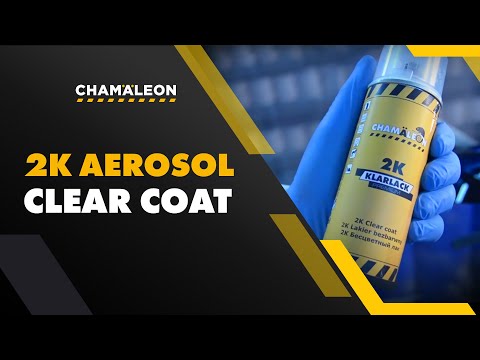 2K Aerosol clear coat premium (includes slow hardener)